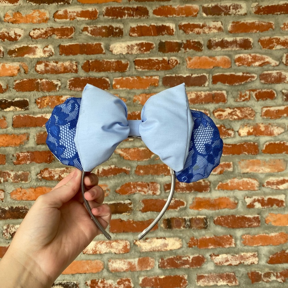 Blue Minnie Ears Headband Disney